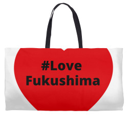 love fukushima, hashtag heart, love fukushima 2 Weekender Totes | Artistshot