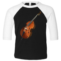 Contrabass Double Bass Music T Shirt Tee Tees T Shirt Tshirt Toddler 3/4 Sleeve Tee | Artistshot