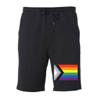 Progress Pride Flag National Pride Gift Fleece Short | Artistshot