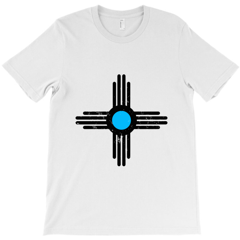 Zia Sun Blue T-Shirt by theweirdgotchiclub | Artistshot