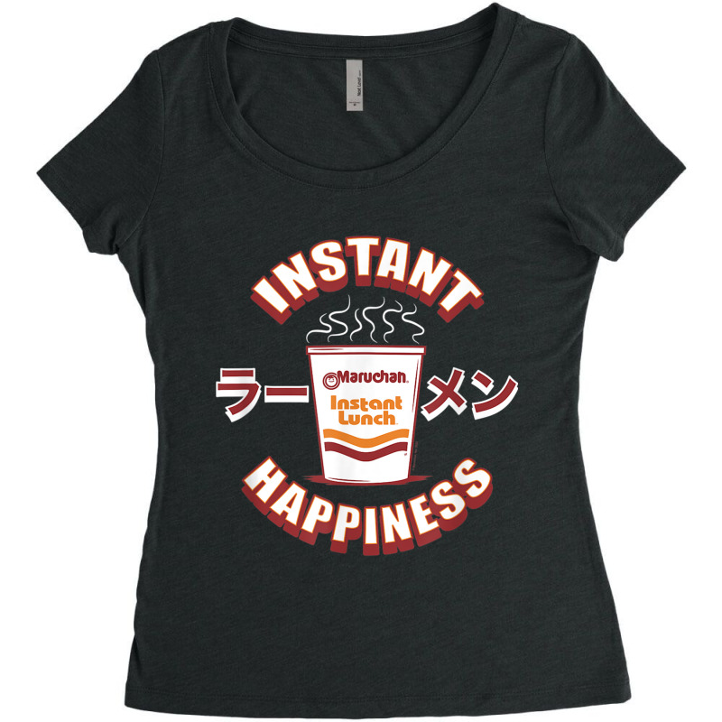 Maruchan Instant Happiness Steaming Ramen Soup Women's Triblend Scoop T-shirt by Valentino-Holt | Artistshot