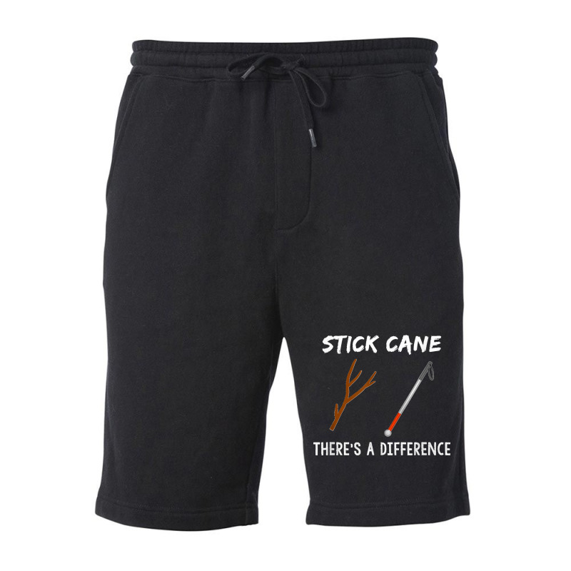 Stick Cane There's Different Orientation & Mobility Teacher Fleece Short | Artistshot