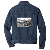 Battle Of Kursk 2nd Ss Panzer Division Soldiers Tiger I Tank 1943 Men Denim Jacket | Artistshot