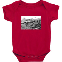 Battle Of Kursk 2nd Ss Panzer Division Soldiers Tiger I Tank 1943 Baby Bodysuit | Artistshot