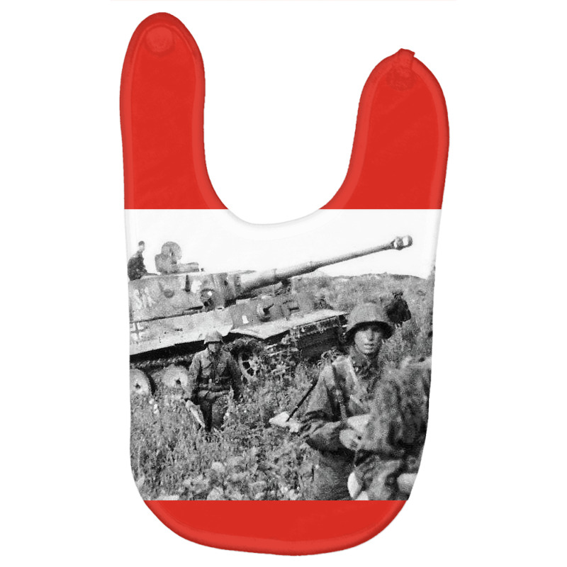 Battle Of Kursk 2nd Ss Panzer Division Soldiers Tiger I Tank 1943 Baby Bibs by agodraws | Artistshot