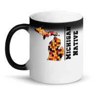 Love Raised Born State Michigan Native T Shirt Magic Mug | Artistshot