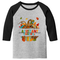 Leopard Pumpkin Fall Thanksgiving Assistant Principal Youth 3/4 Sleeve | Artistshot