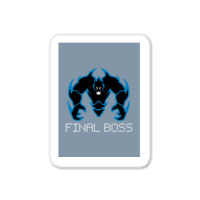 Final Boss Spiral Notebook Sticker | Artistshot