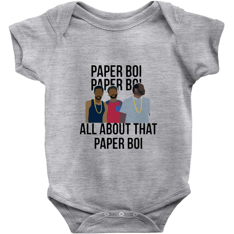 Paper Boi All About That Paper Boi Baby Bodysuit | Artistshot