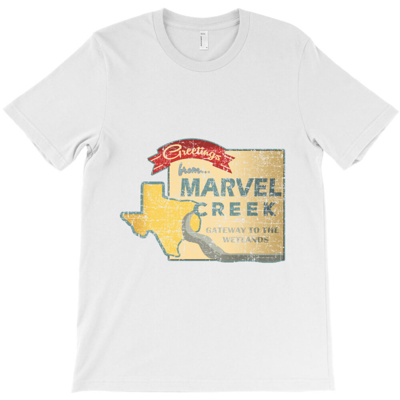 Greetings From  Creek, Distressed    Hap And Leonard T-shirt | Artistshot