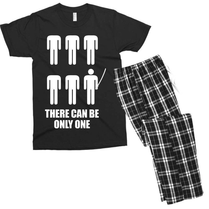 There Can Be Only One Men's T-shirt Pajama Set | Artistshot