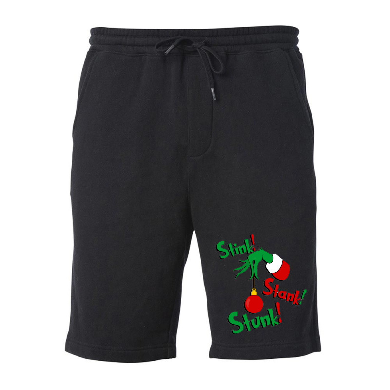 Grinch   Stink! Stank! Stunk! (non Distressed)    Grinch Fleece Short | Artistshot