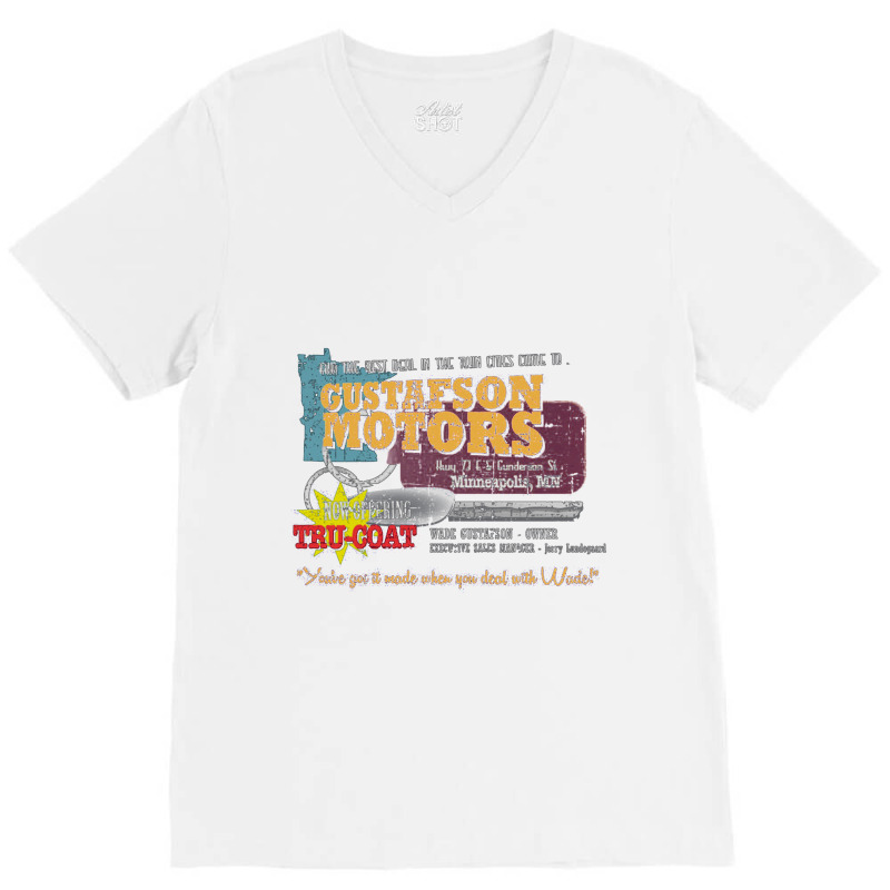 Gustafson Motors From Fargo   Fargo V-neck Tee | Artistshot