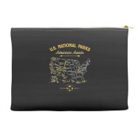 National Parks T Map Camping Twomen Men Hiking Accessory Pouches | Artistshot