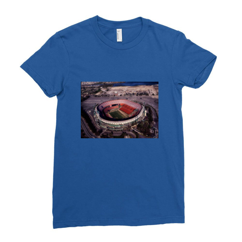 Candlestick Park Ladies Fitted T-Shirt by agodraws | Artistshot