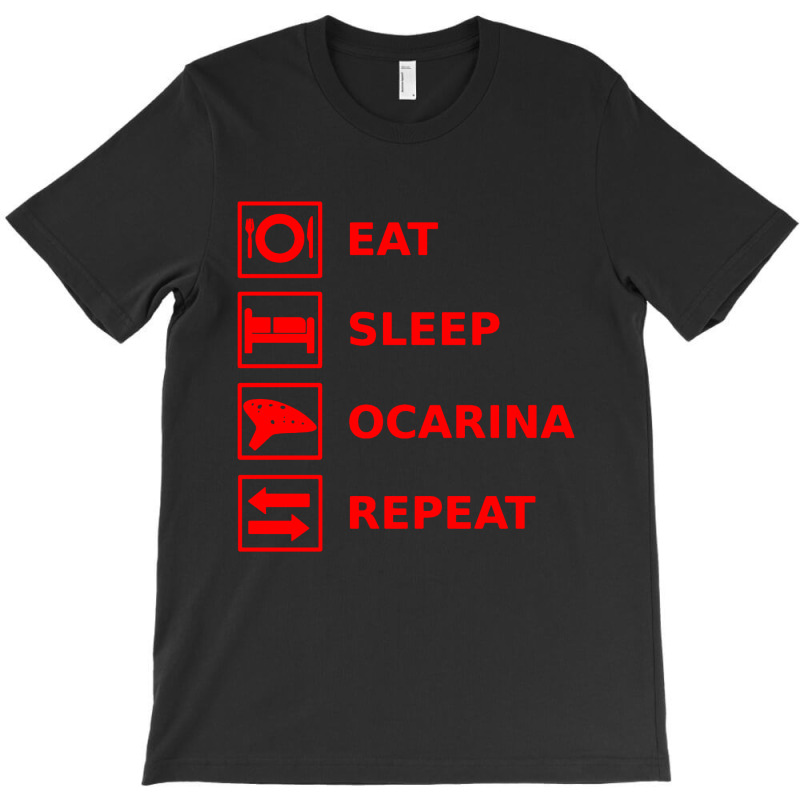 Eat Sleep Ocarina Repeat T-shirt | Artistshot