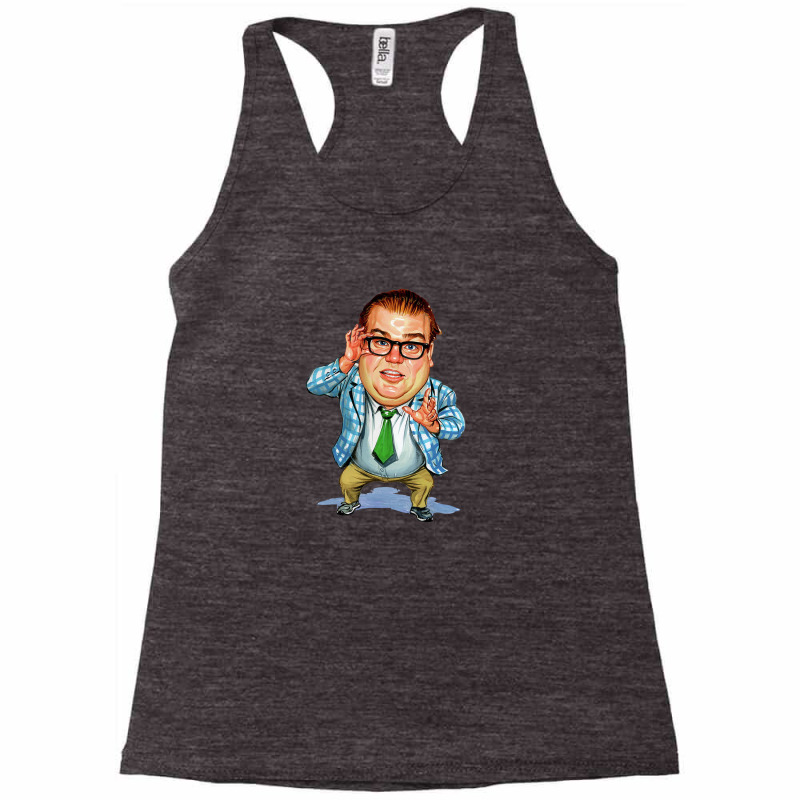 Chris Farley As Matt Foley Racerback Tank by agodraws | Artistshot