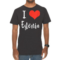 I Love Estonia T Shirt Vintage T-shirt | Artistshot