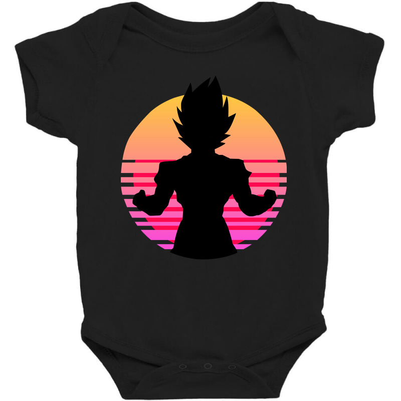 Goku Retro 80s Baby Bodysuit by greggjvandervor | Artistshot