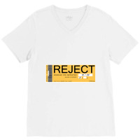 Chappie Reject V-neck Tee | Artistshot