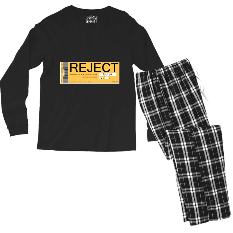 Chappie Reject Men's Long Sleeve Pajama Set | Artistshot