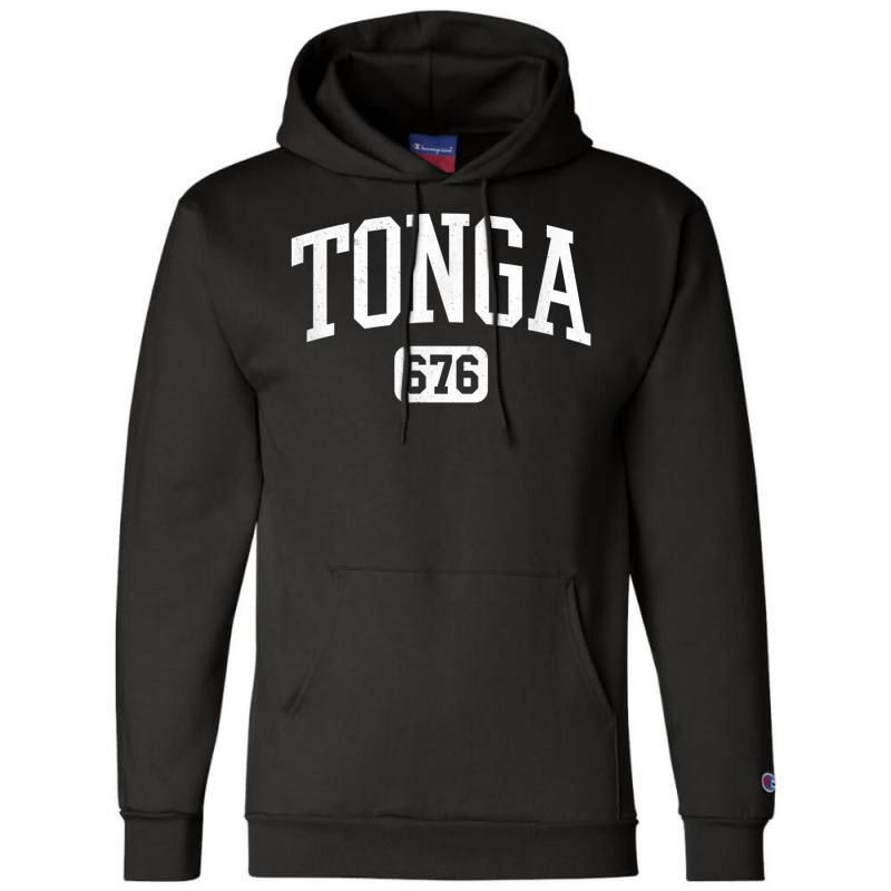 Tonga 676 Country Area Code Tongan Pride Mens Womens Champion Hoodie by cm-arts | Artistshot