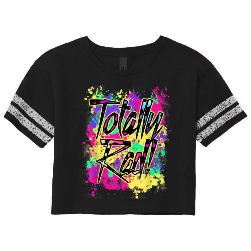 Totally Rad 80s Paint Splash Color Run 1980s Party Mens My Favorite Scorecard Crop Tee by cm-arts | Artistshot