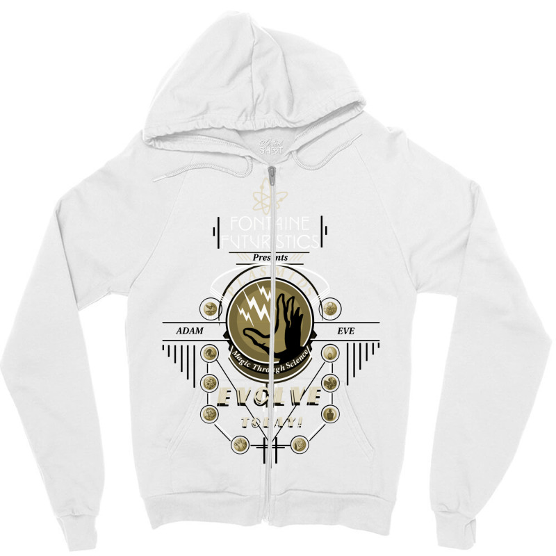 Fontaine Futuristic's Plasmids Ad Zipper Hoodie | Artistshot