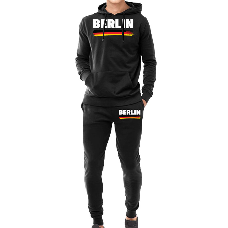 Berlin City   Germany Flag Travel Gift Idea Sweatshirt Hoodie & Jogger Set | Artistshot