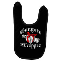 Funny Christmas T Shirt Long Sleeve Gangsta Wrapper Baby Bibs | Artistshot