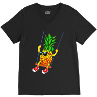 Pineapple V-neck Tee | Artistshot