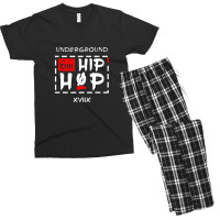 Hip Hop Underground Rap Music Men's T-shirt Pajama Set | Artistshot