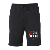 Hip Hop Underground Rap Music Fleece Short | Artistshot