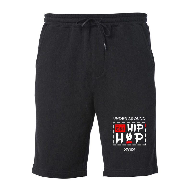 Hip Hop Underground Rap Music Fleece Short by AliBeatriz | Artistshot