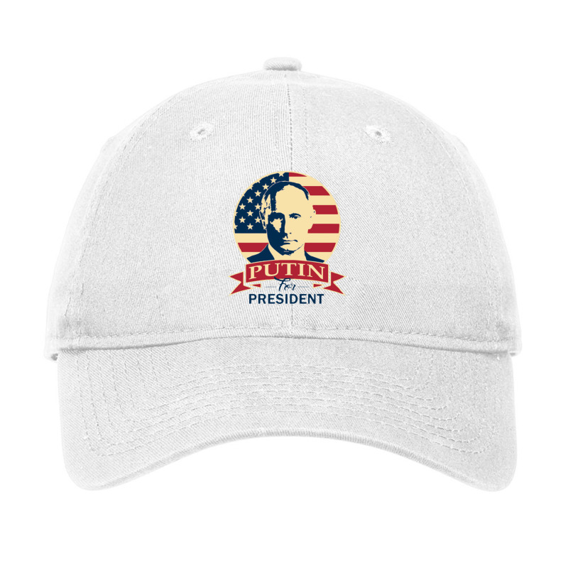 Putin For President Adjustable Cap by redbeanarts | Artistshot