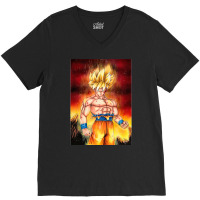 Goku Ssj Figure Class V-neck Tee | Artistshot