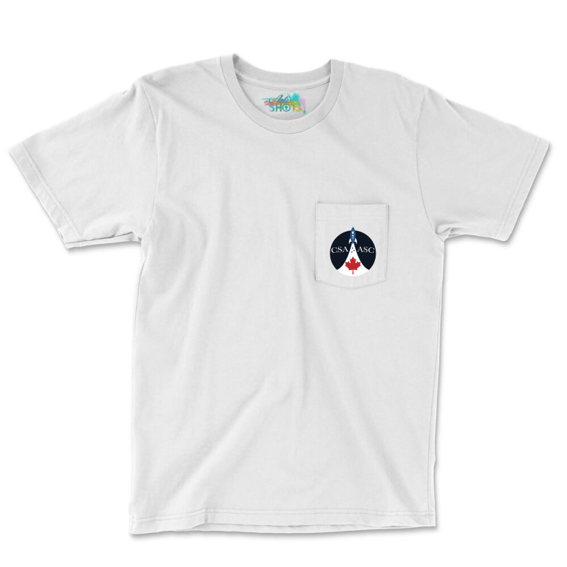 Canadian Space Agency Pocket T-Shirt by cm-arts | Artistshot