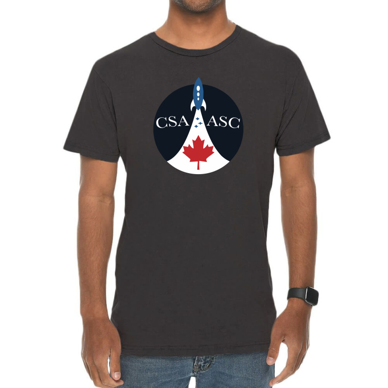 Canadian Space Agency Vintage T-Shirt by cm-arts | Artistshot