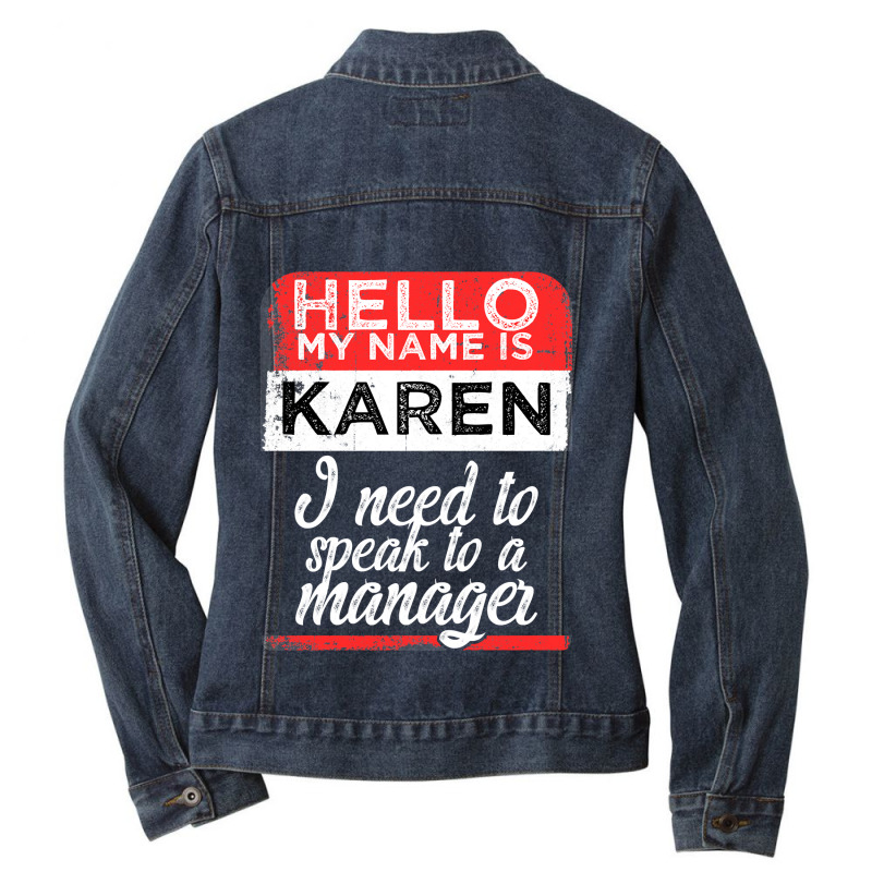 Funny Man Carpenters Mens Funny Ladies Denim Jacket by ArtistMarlee | Artistshot