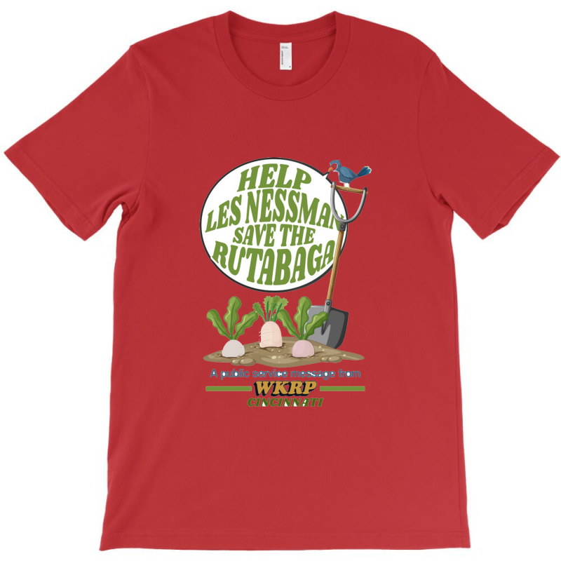 Help Les Nessman Save The Rutabaga T-shirt | Artistshot