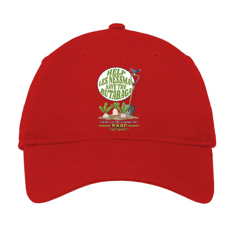 Help Les Nessman Save The Rutabaga Adjustable Cap | Artistshot