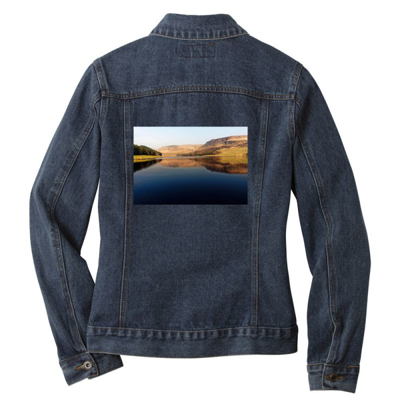 Dove Stone Reservoir Ladies Denim Jacket by agodraws | Artistshot