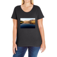 Dove Stone Reservoir Ladies Curvy T-shirt | Artistshot