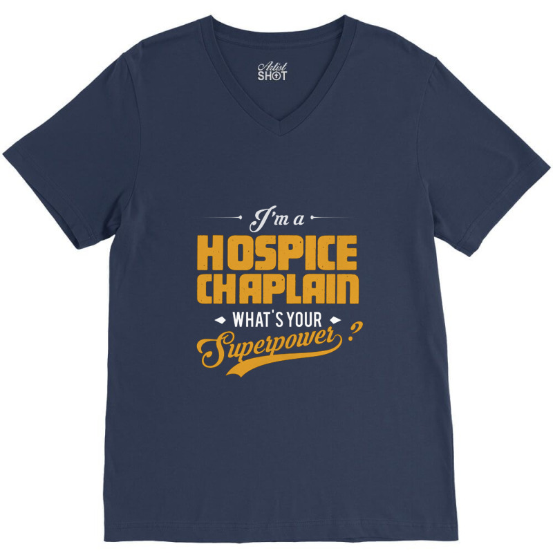 Hospice Chaplain   Chaplain V-neck Tee | Artistshot