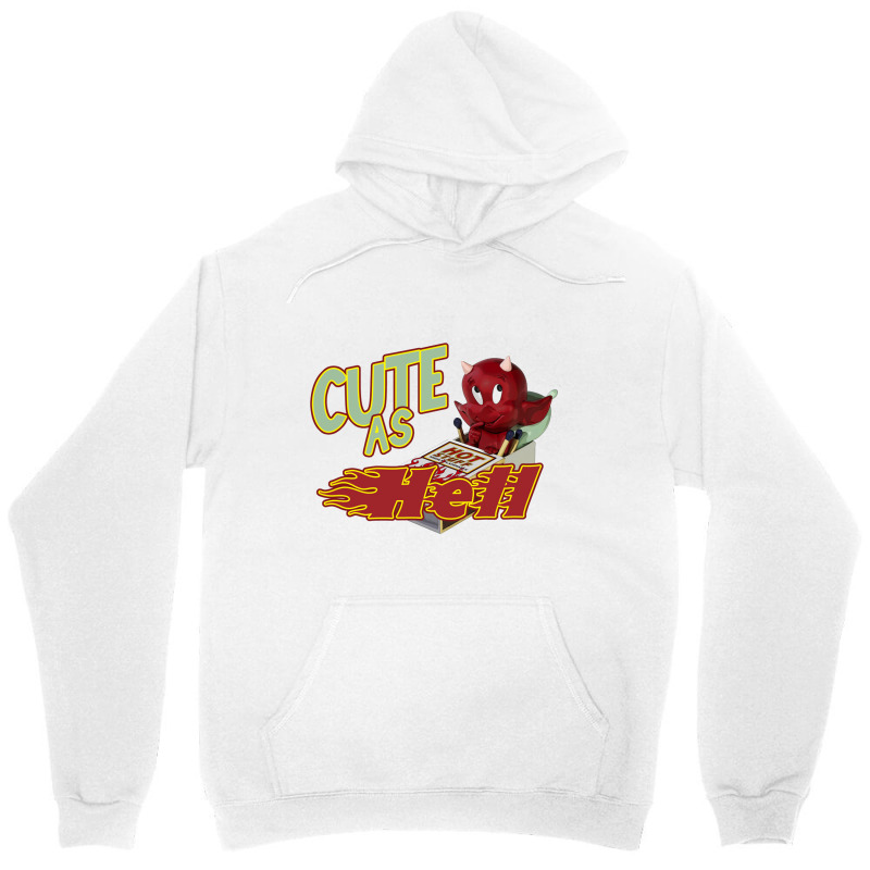 Hot Stuff, Cute As Hell   Hot Stuff Unisex Hoodie | Artistshot