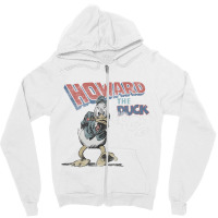 Howard The Duck, Faded And Distressed   Howard The Duck Zipper Hoodie | Artistshot