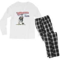 Howard The Duck, Faded And Distressed   Howard The Duck Men's Long Sleeve Pajama Set | Artistshot