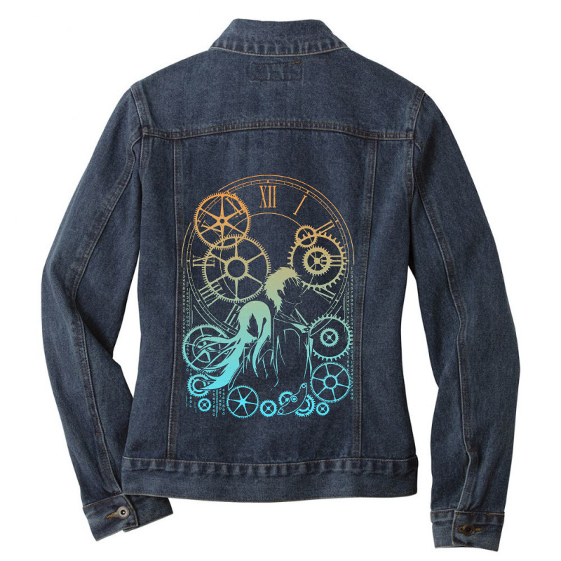 Time Zipped Hoodie Ladies Denim Jacket by PamelaAnnHarris | Artistshot