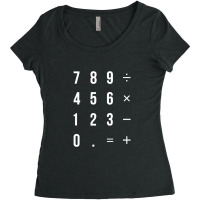 Calculator Women's Triblend Scoop T-shirt | Artistshot