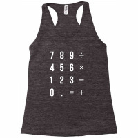 Calculator Racerback Tank | Artistshot